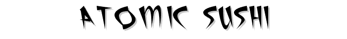 Atomic Sushi font